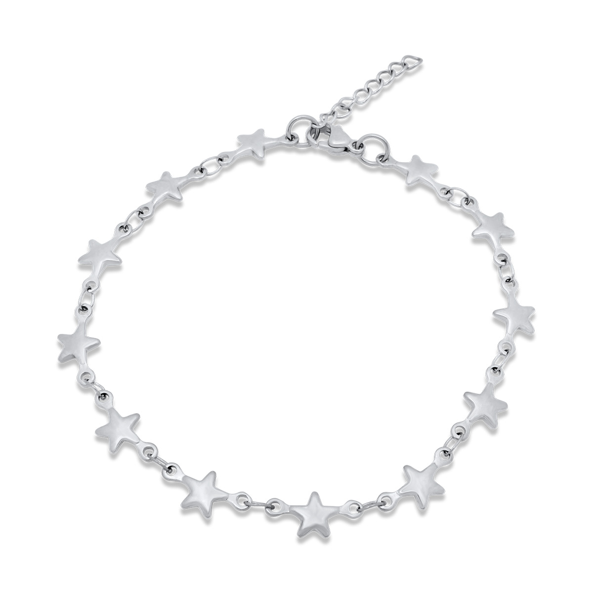 Allstar Silver Bracelet 6MM Βραχιόλι από ανοξείδωτο ατσάλι 316L